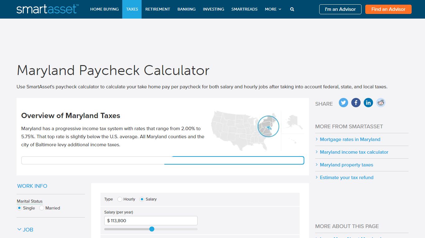 Maryland Paycheck Calculator - SmartAsset